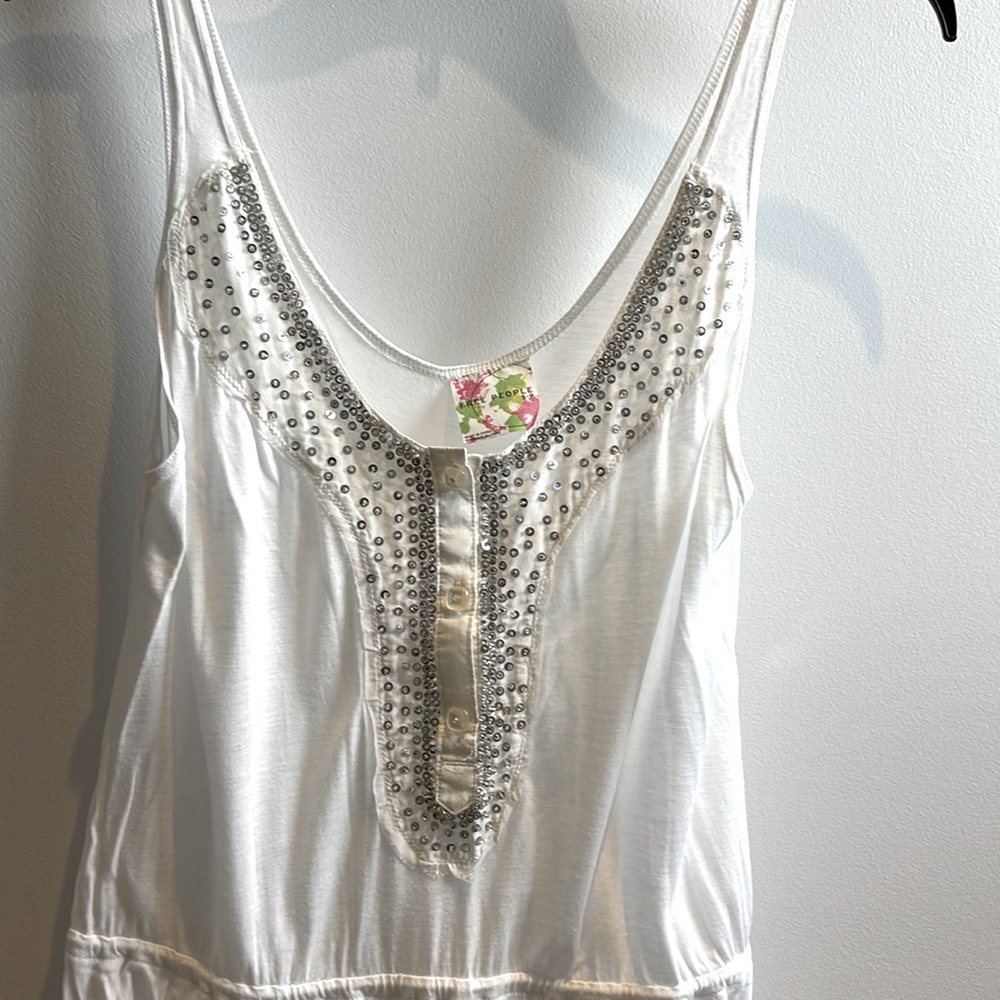 White Free People Embellished Sleeveless Swim Coverup
NWOT - Picture 3 of 5